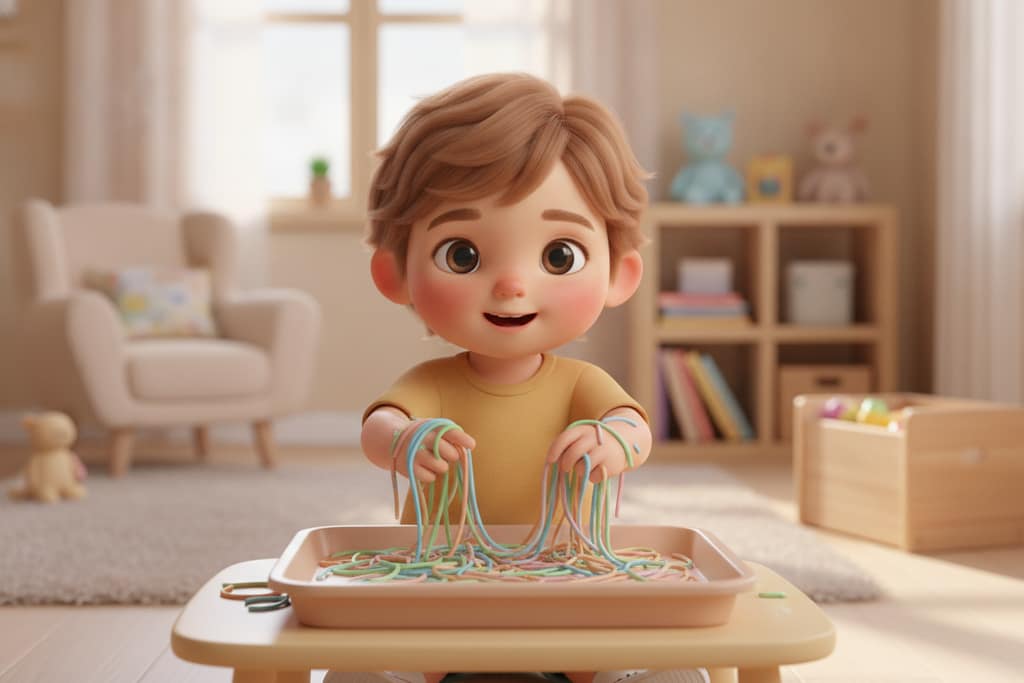 Cutia cu spaghete fierte