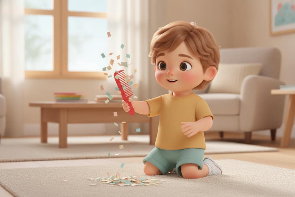 Confettiul care sare la pieptene