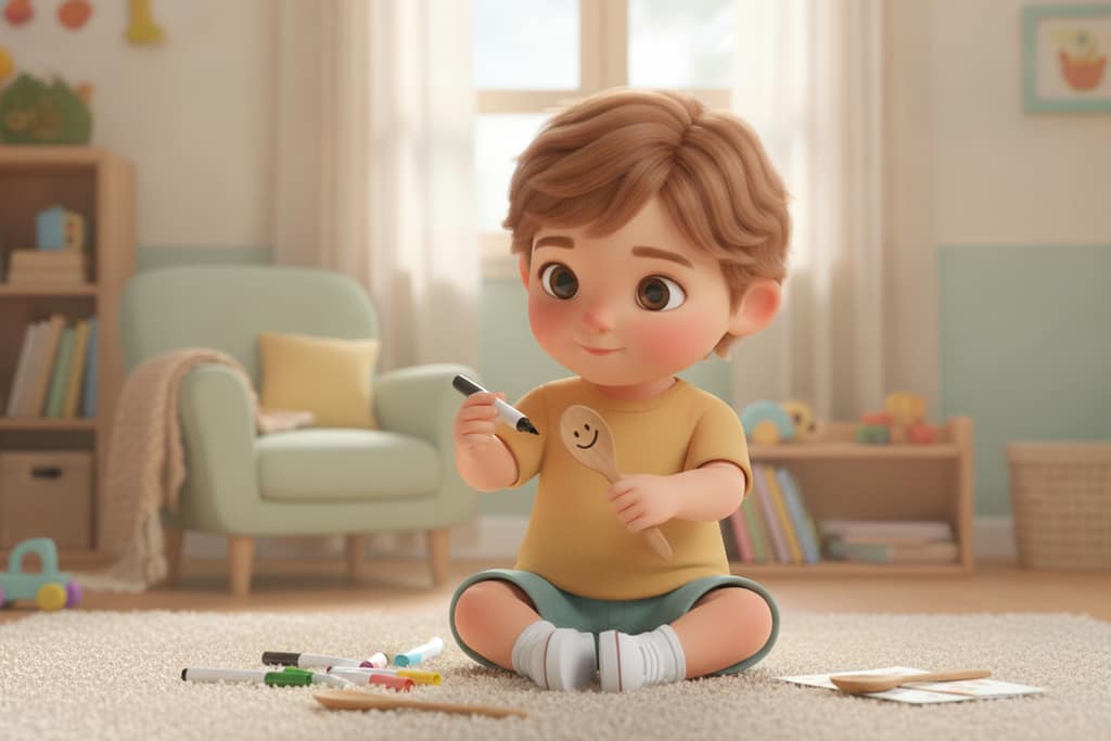 Păpuși din linguri de lemn