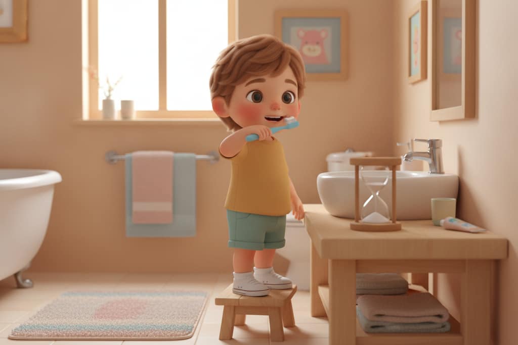 Spălatul pe dinți cu clepsidra